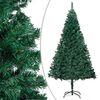 vidaXL Albero di Natale Preilluminato con Palline Verde 180 cm PVC