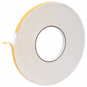 vidaXL Nastro adesivo in schiuma Bianco 10mm x 10m Schiuma CR