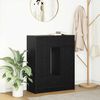 vidaXL Credenza con Cassetti e Ante Rovere Nero 73x31x90 cm