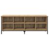 vidaXL Mobile per scarpe Rovere artigianale 131 x 35 x 50 cm
