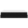 vidaXL Struttura Letto Pouf con Materasso Nero 140x190 cm in Velluto