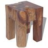 vidaXL Sgabello in Legno Massello di Teak
