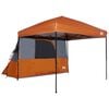 vidaXL Set di Tende da Campeggio 2 pcs Arancione Taffeta e Tessuto