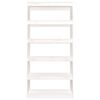 vidaXL Libreria/Divisorio Bianco 80x30x167,4 cm Legno Massello di Pino