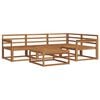 vidaXL Set di divani da esterno 5 pcs Naturale