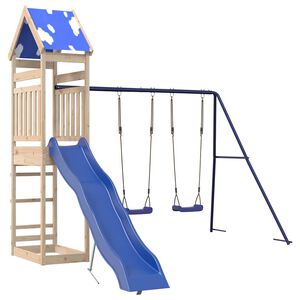 vidaXL Set da Gioco da Esterno in Legno Massello di Pino