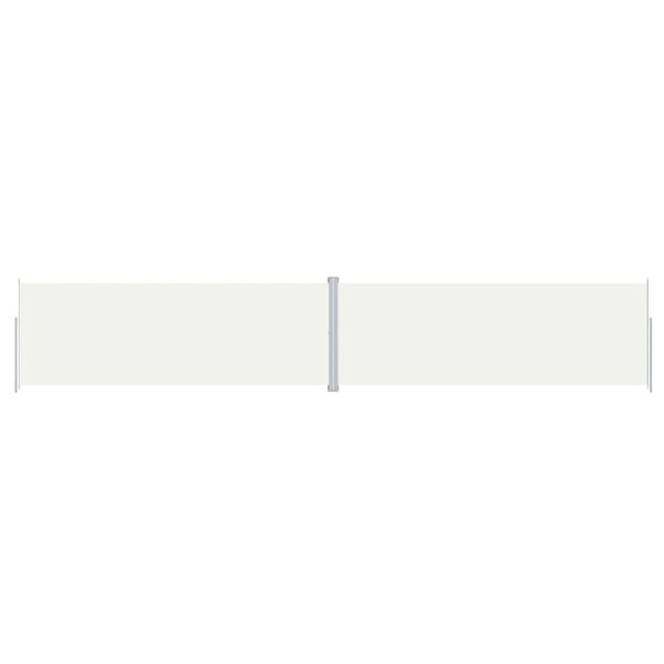 vidaXL Tenda da Sole Laterale Retrattile Crema 220x1200 cm