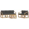 vidaXL Set di divani da esterno 6 pz