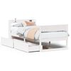 vidaXL Letto senza Materasso Bianco 90x190 cm in Legno Massello Pino