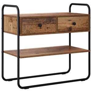 vidaXL Tavolo consolle Legno antico 80 x 40 x 75 cm