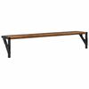 vidaXL Scaffali da parete 2 pcs Legno vecchio 80 x 15 x 15,5 cm