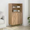 vidaXL Credenza Rovere Artigianale 60x36x110 cm in Legno Multistrato