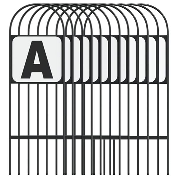 vidaXL Marcatori da Dressage 12 pz in Acciaio