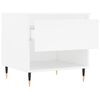 vidaXL Tavolino da Salotto Bianco 50x46x50 cm in Legno Multistrato