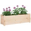 vidaXL Fioriera da Giardino 100x31x31 cm in Legno Massello di Pino