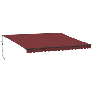 vidaXL Tenda da Sole Retrattile Automatica con LED Bord&ograve; 450x350 cm