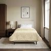 vidaXL Duvet Estivo Crema 140 x 200 cm Microfibra e Fleece Teddy