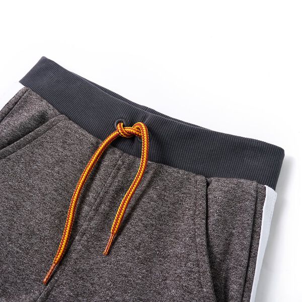 Pantaloni Tuta per Bambini Grigio Scuro M&eacute;lange 128