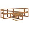 vidaXL Set di divani da esterno 5 pz Naturale