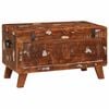 vidaXL Scatola di Stoccaggio 70 x 35 x 40 cm legno massello di riciclo