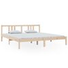 vidaXL Giroletto in Legno Massello 180x200 cm Super King