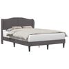 vidaXL Struttura del letto con testiera Grigio 120 x 190 cm Similpelle