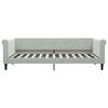 vidaXL Divano Letto Estraibile Cassetti Grigio Chiaro 90x200cm Velluto