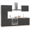 vidaXL Set Armadi da Cucina 7 pz Grigio in Truciolato