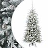 vidaXL Albero di Natale artificiale con palline 120 cm 150 LED