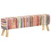 vidaXL Panca 160 cm Multicolore in Tessuto Chindi