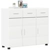 vidaXL Credenza FLORIN Bianco 88,5 x 30,5 x 73 cm Legno multistrato