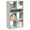 vidaXL Libreria Grigio Cemento 66x31x112 cm in Legno Multistrato