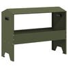 vidaXL Abbeveratoio per bestiame Verde Oliva 79 x 35 x 62 cm 15 kg