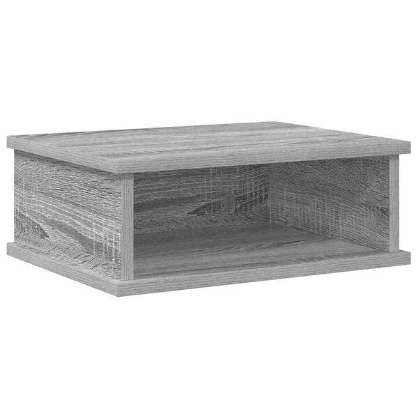 vidaXL Comodino Grigio Sonoma 40 x 31 x 15 cm Legno multistrato