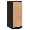 vidaXL Guardaroba Rovere nero 41 x 48 x 102 cm Legno multistrato