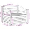 vidaXL Set di divani da esterno Legno di Acacia Massello Naturale