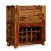 vidaXL Mobile Bar in Legno Massello di Acacia 85x40x95 cm