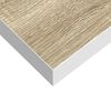 vidaXL Scaffale a Parete Rovere e Bianco 80x23,5x3,8 cm in MDF
