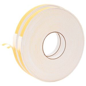 vidaXL Nastro adesivo in schiuma 2 pz Bianco 15mm x 10m Schiuma CR