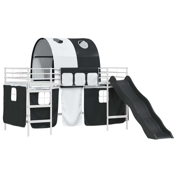 vidaXL Bianco e Nero 80 x 201 cm