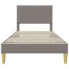 vidaXL Struttura del letto con testiera Talpa 80 x 200 cm Tessuto