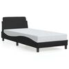vidaXL Giroletto Dover Nero 90x200 cm in Similpelle