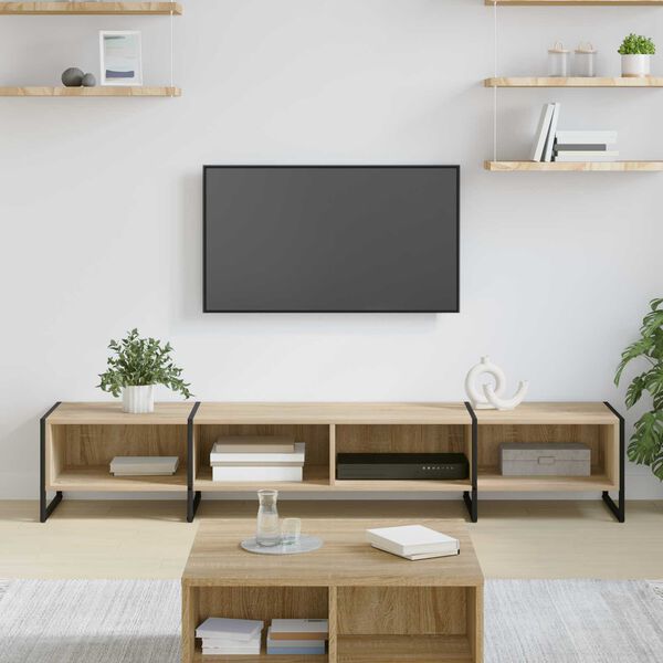 vidaXL Mobile TV Sonoma 170,5 x 36 x 30,5 cm Legno multistrato