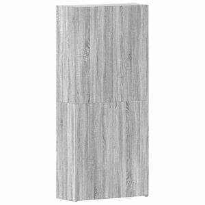 vidaXL Mobile per scarpe 80 x 35.5 x 180 cm Legno ingegnerizzato