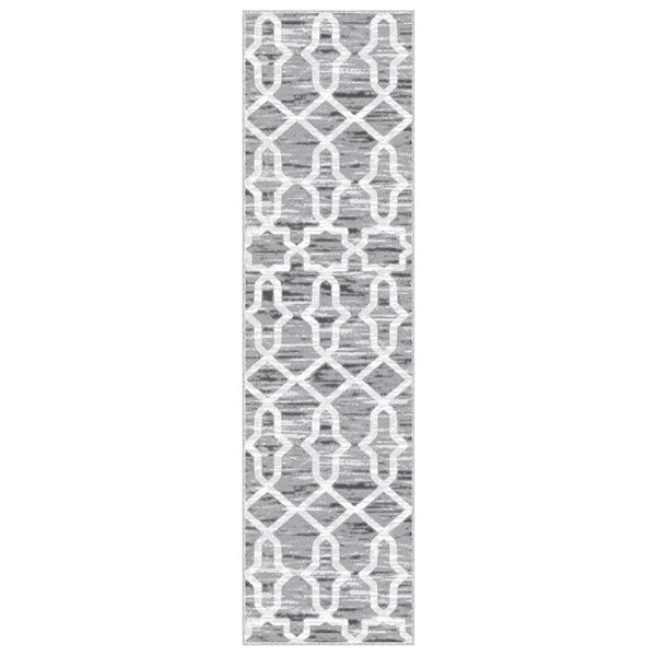 vidaXL Tappeto Passatoia Stampato Lavabile 80x300 cm Poliestere