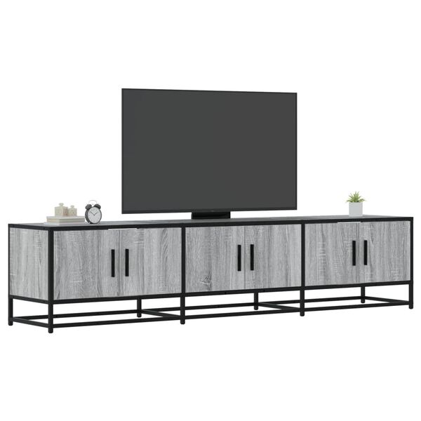 vidaXL Mobile Porta TV Grigio Sonoma 180x35x41 cm in Truciolato