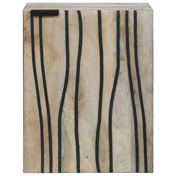 vidaXL Armadio per Lavabo da Bagno con porta Bianco 38 x 33,5 x 48 cm