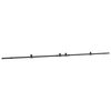 vidaXL Kit di Binari per Porte Scorrevoli 427 cm Acciaio Nero