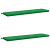 vidaXL Cuscini per Panchina SOEST 2 pz 100% Poliestere Verde
