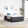 vidaXL Struttura letto piattaforma Grigio scuro 160 x 200 cm